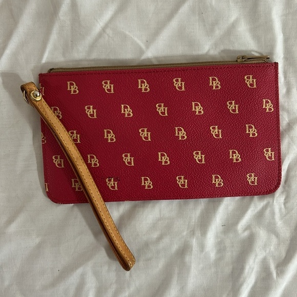 Dooney & Bourke Vintage Dome Berry Pebble Leather Satchel Bag Top Zip - Picture 9 of 12